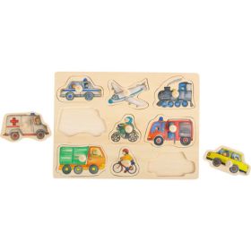 Setzpuzzle Fahrzeuge der Stadt-image