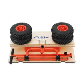 Bollerwagen aus Holz mit Luftbereifung, Länge 70 cm-image