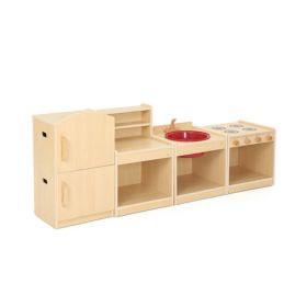 Spielküche Owlaf für Krippenkinder - Kühlschrank-image