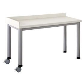 Anstelltisch mit Aufkantung B/H/T: 120x70/76x52 cm, Aufkantung links und hinten, Frühstücksstrecke-image