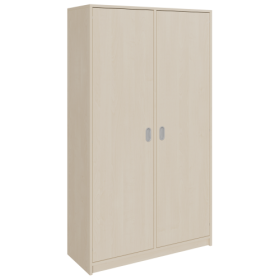 Korpus-Schrank mit 2 Türen in voller Höhe B/H/T: 102x180x40 cm, mit 2 Türen und Mittelwand, insgesamt 10 Fächer-image