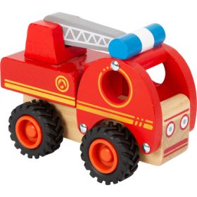 Feuerwehrfahrzeug aus Holz-image