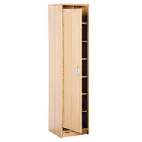 Beistellschrank mit 7 Fächern B/H/T: 36x158x40 cm, mit 6 Einlegeböden, verkürzte Tür links-image