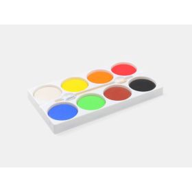 Farbpalette für 8 Puck inkl. Deckel für Ø 55 mm-image