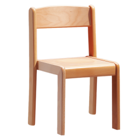 Stuhl TIM auf Kunststoffgleitern mit Sitzmulde, Sitzhöhe wählbar-image