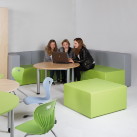 CUBE "Big Sofa" Set bestehend aus 6 Teilen B/H/T: 75x40x75 cm / 40x40x75 cm, Sitzhöhe 40 cm, Stoff-image