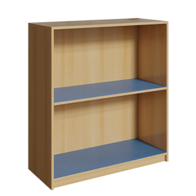 Regal mit 1 Zwischenboden für Schulranzen-Trolleys B/H/T: 75x120x45 cm, Böden mit Linoleum, Regal aus feuerhemmendem Material-image