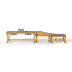 Outdoor Sand-u. Wassertische, 3er-Set-image
