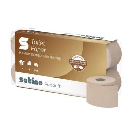 Toilettenpapier recycelt, ungebleicht, 3-lagig, 2 x 72 Rollen-image