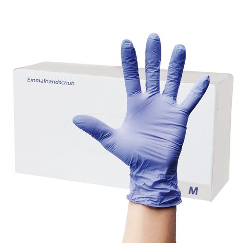 Nitril-Einmalhandschuhe, blau, mittel, 200 Stk.-image