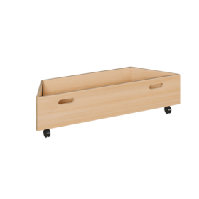 Rollkasten für Spielpodest Trapez Rollkasten Trapez, B/H/T: 117/70x26x36 cm, Multiplex Birke-image