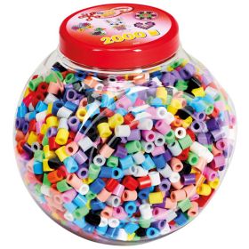 Bügelperlen Maxi pastell, 2.000 Stück/Dose-image