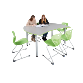 Tischserie BEAN B/H/T: 200x53x100 cm, fahrbar, 2 feststellbare Rollen, Vollkernplatte-image