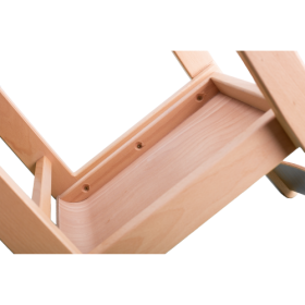 Stapelstuhl LIMBI Holzstuhl, Sitz natur lackiert, Sitzhöhe 21 cm-image