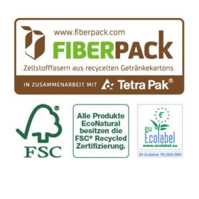 Toilettenpapier EcoNatural 3-lagig, 30 Rollen à 250 Blatt-image