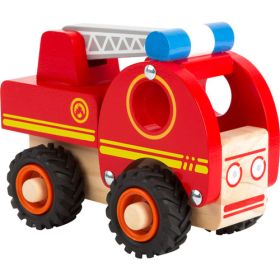 Feuerwehrfahrzeug aus Holz-image