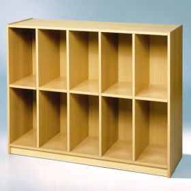 Offenes Ergänzungsregal zu KLR 10G mit 4 Fächern B/H/T: 61x110x45 cm-image