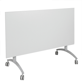 Seitenklapptisch mit Melaminplatte, fahrbar B/H/T: 140x72x70 cm-image