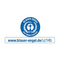 Aktenordner DIN A4, breit 8cm - Wolkenmarmor, farbiger Rücken-image