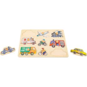 Setzpuzzle Fahrzeuge der Stadt-image