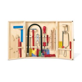 PEBARO Laubsägeschrank inklusive Werkzeug-image